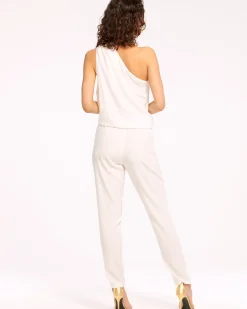 Sale Ramy Brook Lulu One Shoulder Jumpsuit Navy