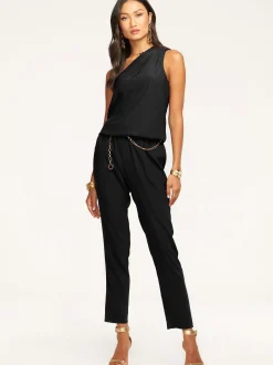 Sale Ramy Brook Lulu One Shoulder Jumpsuit Navy