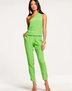 Sale Ramy Brook Lulu One Shoulder Jumpsuit Navy
