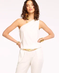 Sale Ramy Brook Lulu One Shoulder Jumpsuit Navy