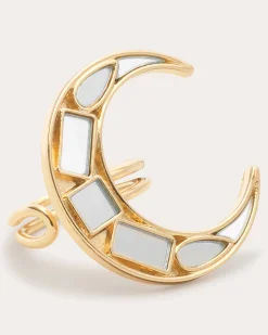 Outlet Ramy Brook Lunar Mirrored Ring Set Gold