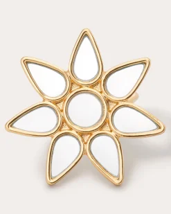 Outlet Ramy Brook Lunar Mirrored Ring Set Gold