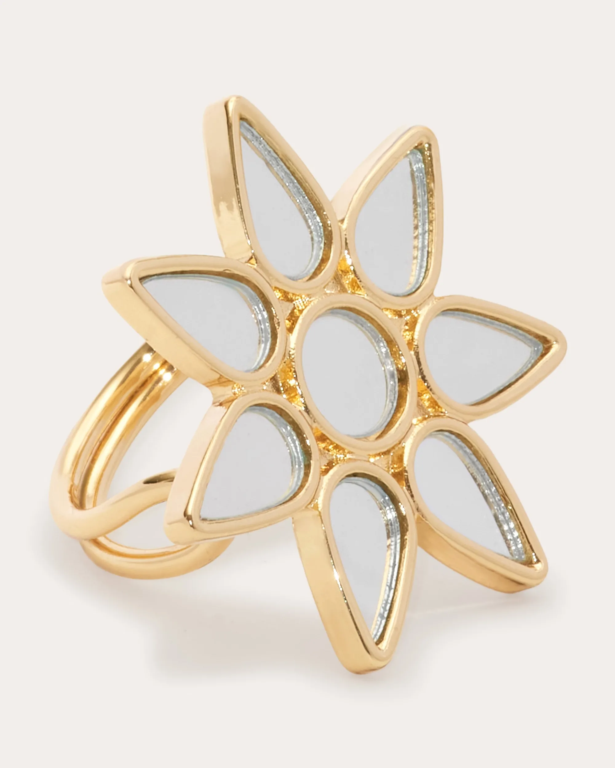 Outlet Ramy Brook Lunar Mirrored Ring Set Gold