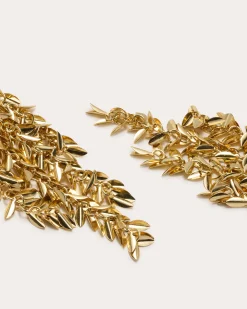 Sale Ramy Brook Lysianne Statement Earrings Gold