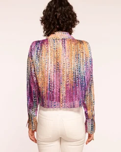 Hot Ramy Brook Mandy Button Down Blouse Ravellodot