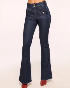 Online Ramy Brook Mase High-Rise Flare Jean Mediumwash
