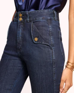 Online Ramy Brook Mase High-Rise Flare Jean Mediumwash