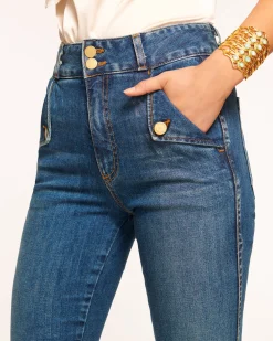 Online Ramy Brook Mase High-Rise Flare Jean Mediumwash