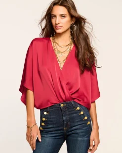 Outlet Ramy Brook Mckinley V-Neck Bodysuit