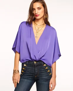 Outlet Ramy Brook Mckinley V-Neck Bodysuit