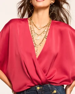 Outlet Ramy Brook Mckinley V-Neck Bodysuit