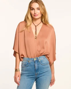 Outlet Ramy Brook Mckinley V-Neck Bodysuit