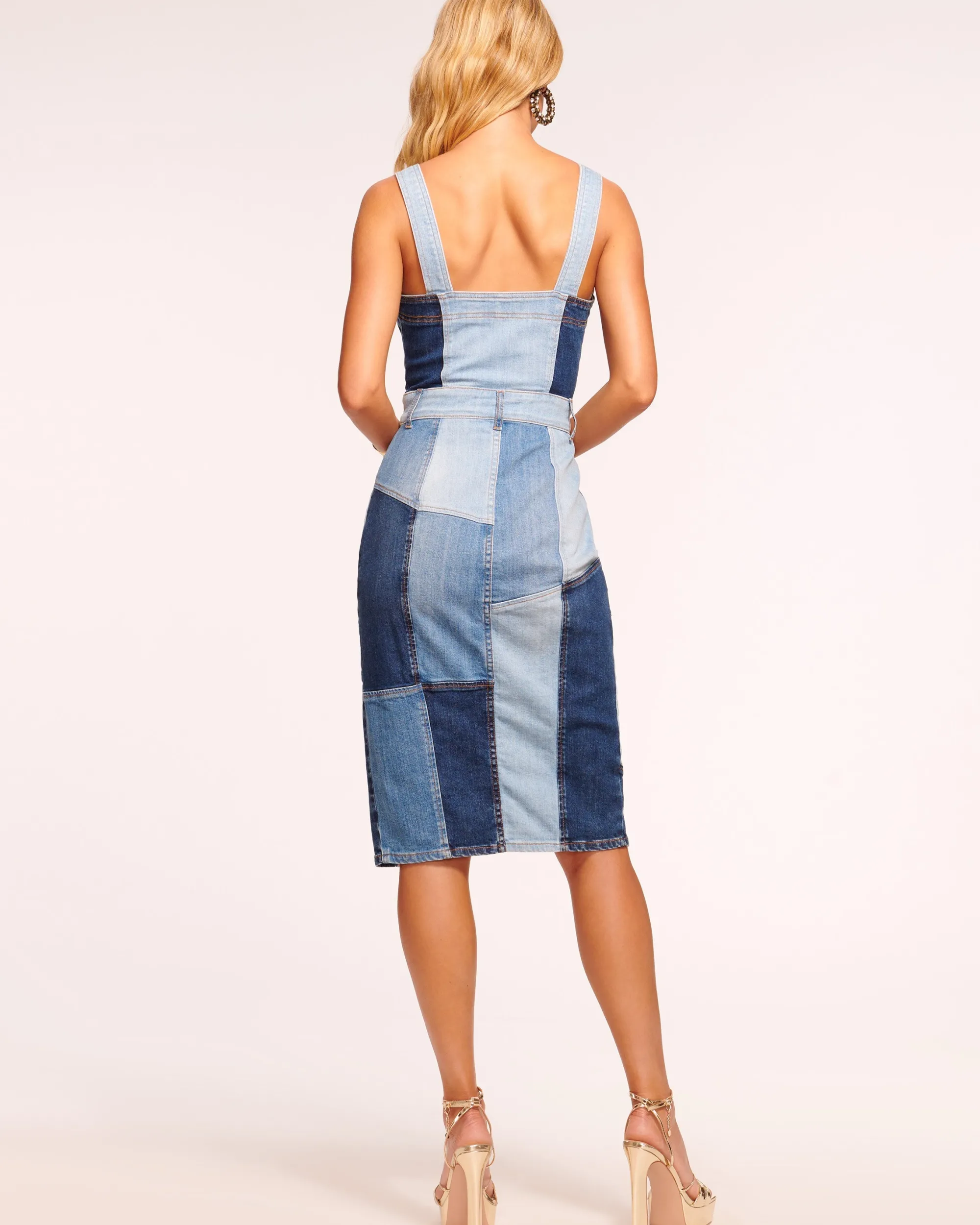Discount Ramy Brook Monica Denim Midi Dress