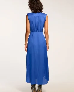 Hot Ramy Brook Olive Ruffle V-Neck Midi Dress