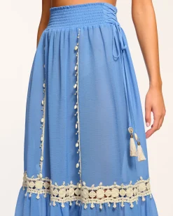 Fashion Ramy Brook Orlayne Coverup Skirt Sereneblue