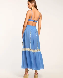Fashion Ramy Brook Orlayne Coverup Skirt Sereneblue