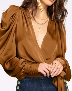 Fashion Ramy Brook Pauline Puff Sleeve Blouse