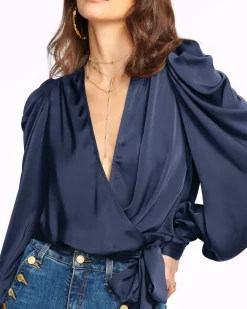 Fashion Ramy Brook Pauline Puff Sleeve Blouse