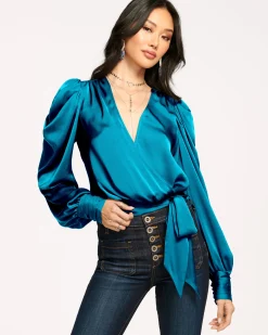 Fashion Ramy Brook Pauline Puff Sleeve Blouse