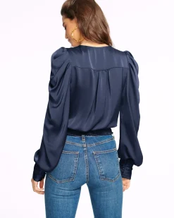 Fashion Ramy Brook Pauline Puff Sleeve Blouse