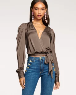 Fashion Ramy Brook Pauline Puff Sleeve Blouse