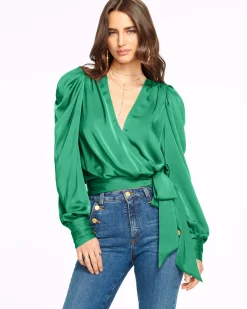 Fashion Ramy Brook Pauline Puff Sleeve Blouse