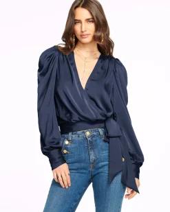 Fashion Ramy Brook Pauline Puff Sleeve Blouse