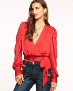 Fashion Ramy Brook Pauline Puff Sleeve Blouse