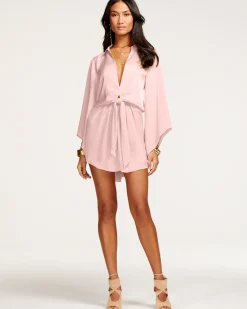 Online Ramy Brook Penny Bell Sleeve Mini Dress