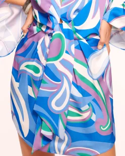 Online Ramy Brook Penny Bell Sleeve Mini Dress