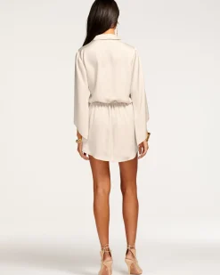 Online Ramy Brook Penny Bell Sleeve Mini Dress