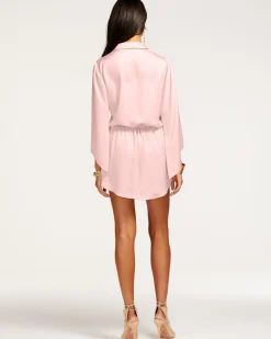 Online Ramy Brook Penny Bell Sleeve Mini Dress
