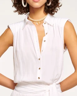 New Ramy Brook Peyton Button Down Mini Dress