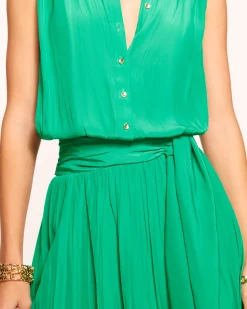 New Ramy Brook Peyton Button Down Mini Dress