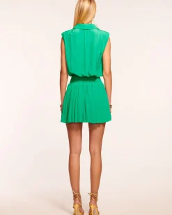 New Ramy Brook Peyton Button Down Mini Dress