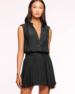 New Ramy Brook Peyton Button Down Mini Dress