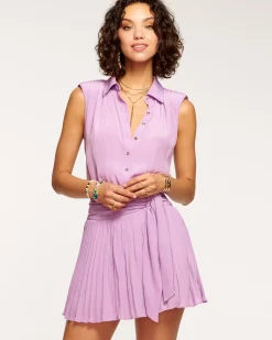 New Ramy Brook Peyton Button Down Mini Dress