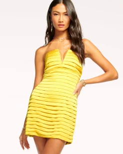 Hot Ramy Brook Pia Strapless Mini Dress Black