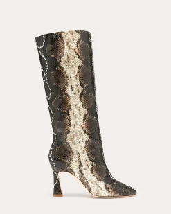 Best Ramy Brook Queen Heeled Snake Boots