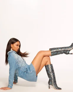 Best Ramy Brook Queen Heeled Snake Boots