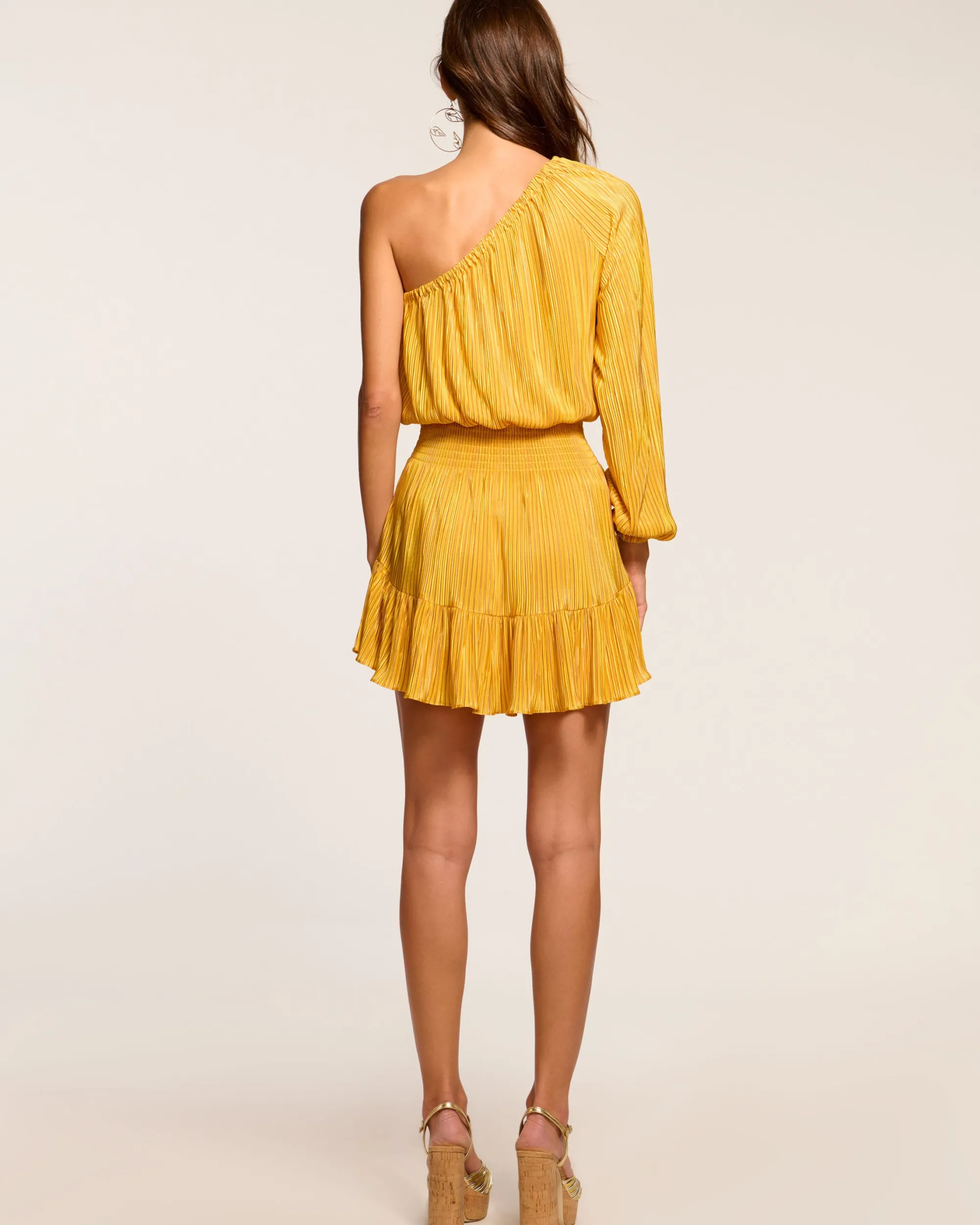 Clearance Ramy Brook Raashi One-Shoulder Smocked Mini Dress Daisypleats
