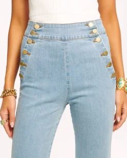 Clearance Ramy Brook Romee High Waisted Flare Jean Darkwash