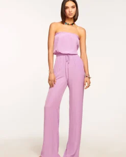 Online Ramy Brook Selma Strapless Jumpsuit Black