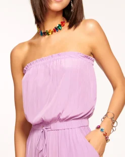Online Ramy Brook Selma Strapless Jumpsuit Black