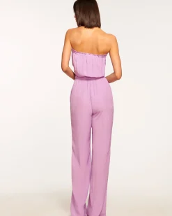 Online Ramy Brook Selma Strapless Jumpsuit Black