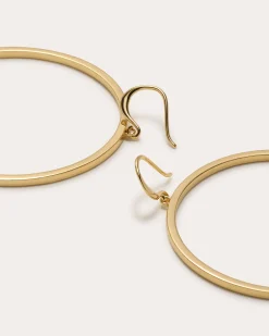 Hot Ramy Brook Shani Hoop Earrings Blackdiamond