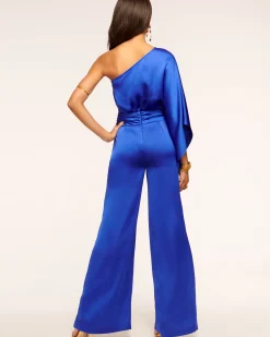 Best Ramy Brook Simone One-Shoulder Jumpsuit Black