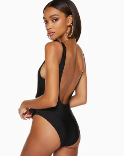 Fashion Ramy Brook Soren V-Neck One Piece Swimsuit