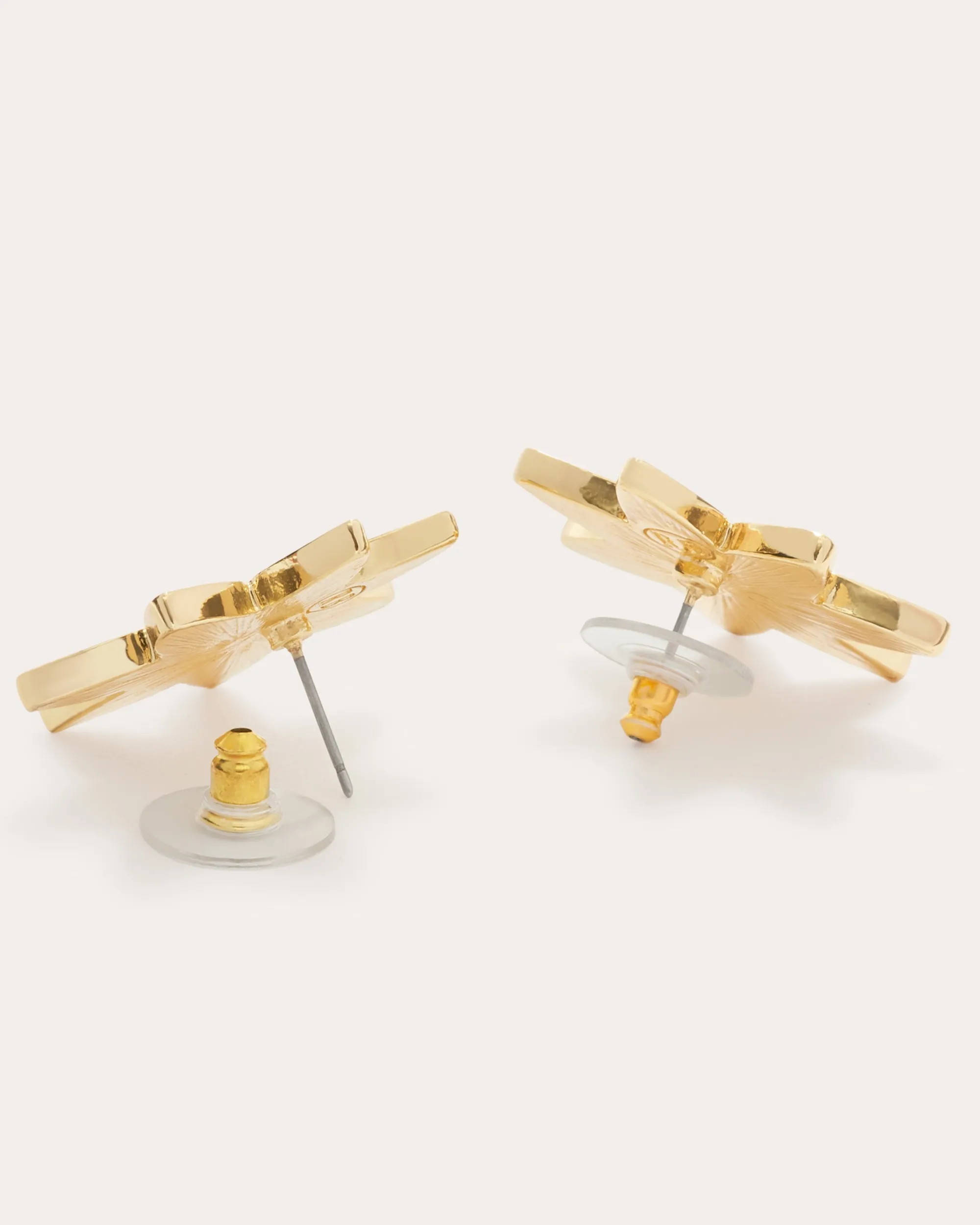 Hot Ramy Brook Star Mirrored Studs Gold