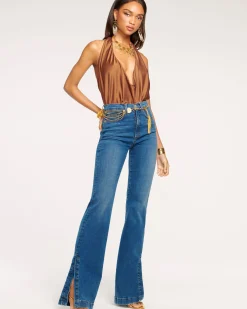Sale Ramy Brook Tyra High Waisted Flare Jean